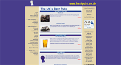 Desktop Screenshot of bestpubs.co.uk